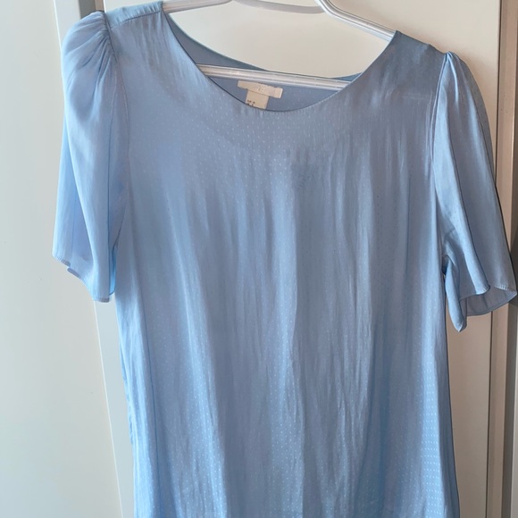 H&M Silk Baby Blue Blouse - Picture 5 of 7